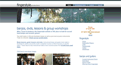 Desktop Screenshot of fingerstyle.com.au